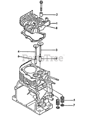 Echo WP-3000 - Echo Water Pump (SN: F0000 - F7298)