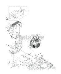 Scag STTII-61V-40BV-EFI - Scag Turf Tiger II 61" Zero-Turn Mower, 40hp Vanguard (SN: T3500001 - T3599999) STTII ENGINE AND ATTACHING PARTS - AIR COOLED (GASOLINE)