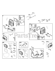 Briggs & Stratton 44U877-0023-B5 - Briggs & Stratton Vertical Engine Cylinder Head Group