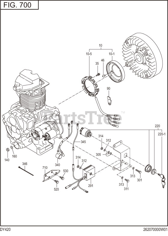 Subaru Robin DY420DS0000 DY42