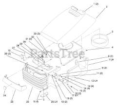 Toro 72110 (270-H) - Toro Lawn & Garden Tractor (SN: 069000001 - 069999999) (1996)
