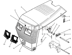 Toro 73520 (520-H) - Toro Garden Tractor (SN: 059000001 - 059000177) (1995)