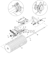 Gravely 885911 - Gravely Pro-QXT 44" Brush Attachment (SN: 000101 - 000999)