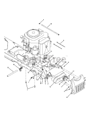 Cub Cadet SLT 1554 (13AK11BK010) - Cub Cadet 54" Lawn Tractor Parts