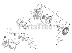 Kohler CS8.5-951507 - Kohler Command PRO Engine, Basic Version, 8.5hp, 6.34kW Starting System TP-2536