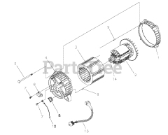 Briggs & Stratton 030333-0 - Briggs & Stratton 5,500 Watt Portable Generator Alternator