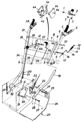 White Outdoor SB-810 (316-800-190) - White Outdoor Snow Boss Snow Thrower (1986)