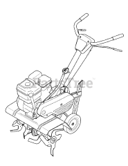 Craftsman 247.29922 (21A-344E299) - Craftsman Tiller (2010) (Sears)