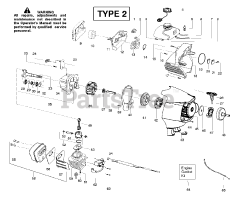 Poulan Pro PP 446 E - Poulan Pro Pole Saw, Type 2 Engine Assembly Type 2