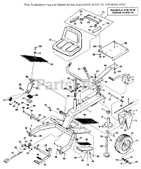 Scag STH-13KH - Scag Three-Wheel Riding Mower, 13hp Kohler (SN: 1001 - 9999) RIDER FRAME ASSEMBLY