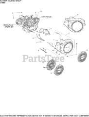 Kohler CH440-3190 - Kohler Command PRO Engine, Basic Version, 14hp, 10.5kW Blower Housing