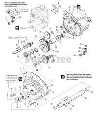 AGCO 918 H (1692848) - AGCO 48" Garden Tractor, 18hp Transmission Group