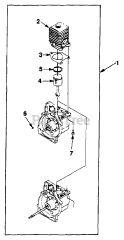 Homelite ST 155 (UT-20563-B) - Homelite String Trimmer Short Block
