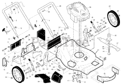 Poulan Pro XT 625Y22RHP (961420083-00) - Poulan Pro XT Walk-Behind Mower (2010-01)
