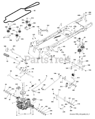 Husqvarna TC 138 (960510124-03) - Husqvarna 38" Garden Tractor (2016-08) DRIVE