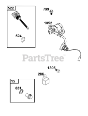 Briggs & Stratton 25T237-0331-H5 - Briggs & Stratton Horizontal Engine Lubrication Group