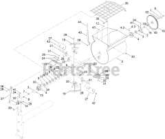 Toro 60216 C (MMX-658H-S) - Toro Mortar Mixer (SN: 404320000 - 999999999) Drum Assembly
