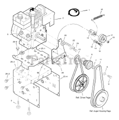 Briggs & Stratton 627850x0B - Briggs & Stratton 27" Snow Thrower (2004)