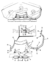 Simplicity 990575 - Simplicity 42" Mower Deck MOWER UNDERSIDE