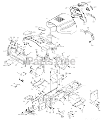 Poulan Pro PP 16H36R B - Poulan Pro Lawn Tractor (2006-05)