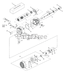 Scag STTII-61V-26CH-EFI - Scag Turf Tiger II 61" Zero-Turn Mower, 26hp Kohler (SN: P1700001 - P1799999) BDP-16A HYDRAULIC PUMP ASSEMBLY with COOLING FAN