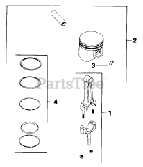 Kohler K301-4796 - Kohler K-Series Engine, Basic Version, 12hp, 9kW Piston &amp; Rod 22-10-1 (TP-2097)