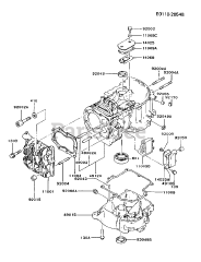 Kawasaki FB460V-AS30 - Kawasaki Engine CYLINDER/CRANKCASE