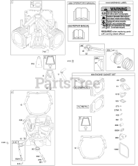 Briggs & Stratton 35777A-0113-E2 - Briggs & Stratton Vertical Engine Engine Sump, Cylinder, Gasket Set - Engine, Piston, Rings, Connecting Rod