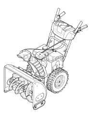 MTD 31AH55LH704 - MTD Gold Snow Thrower (2009)