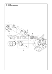 Husqvarna 536296202 (536296203) - Husqvarna Engine PISTON &amp; CRANKSHAFT