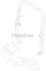 Exmark LZE751CKA524A2 - Exmark 52" Lazer Z E-Series Zero-Turn Mower, Kawasaki FX (SN: 404314159 - 406294344) (Rev B) (2019) Roll-Over Protection System
