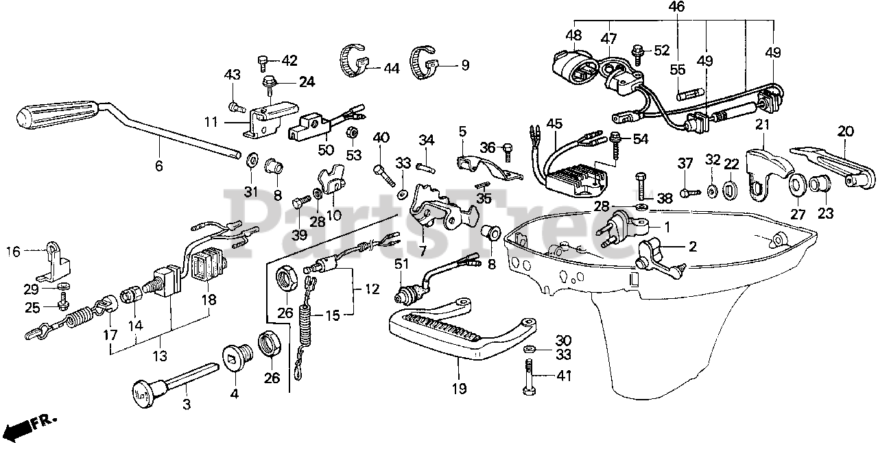 Honda BF75 F LA (BF75L) Honda Outboard Engine, Made in Japan (SN