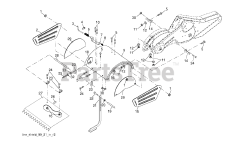 Husqvarna TR 530 (960910017-02) - Husqvarna Rear-Tine Tiller TINE SHIELD