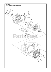 Husqvarna 536296202 (536296203) - Husqvarna Engine FLYWHEEL &amp; IGNITION MODULE