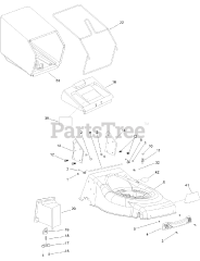 Toro 20942 - Toro 46cm Walk-Behind Mower (SN: 317000001 - 317999999) (2017) Deck and Grass Bag Assembly