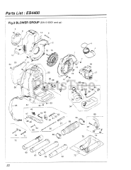 RedMax EB 4400 - RedMax Backpack Blower (SN: 010001 & Above) (2000-10)