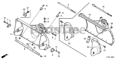 Honda HS1336 I A (SBAJ) - Honda 36" Snow Blower, Made in Japan (SN: SBAJ-5000001 - SBAJ-9999999) AUGER HOUSING