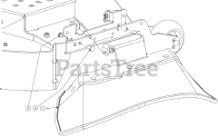 Cub Cadet PRO Z 100 KW 160-S (53RIEFJU050) - Cub Cadet 60" Pro Z Series Zero-Turn Mower, Kawasaki (2016) Discharge Chute