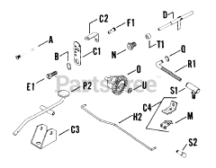 Kohler K241-46720 - Kohler K-Series Engine, Made for John Deere, 10hp, 7.5kW Governor 0209014131