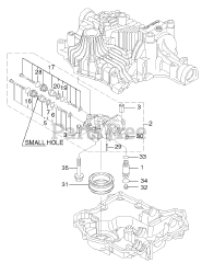 Toro 105-1383 - Toro Hydrostatic Transaxle Replacement Kit Center Case Assembly