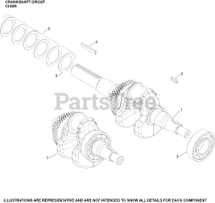 Kohler CH395-3192 - Kohler Command PRO Engine, Made for BCS America, 9.5hp, 7.1kW Crankshaft