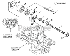 Tuff Torq K 50 - Tuff Torq Hydrostatic Transaxle