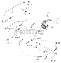 Toro 1-8755 - Toro Lawn Ranger Lawn Tractor (1970) Hydraulic System