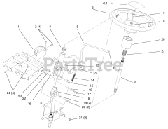 Toro 72045 (265-6) - Toro Lawn & Garden Tractor (SN: 079000001 - 079999999) (1997)
