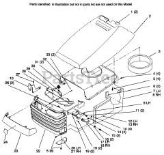 Toro 72045 (265-6) - Toro Lawn & Garden Tractor (SN: 069000001 - 069999999) (1996)