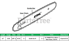 Stihl HT 134 - Stihl Pole Saw _Bars &amp; Chains
