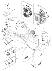 Scag STTII-61V-37BV-EFI - Scag Turf Tiger II 61" Zero-Turn Mower, 37hp Vanguard (SN: N1100001 - N1199999) STTII Electrical System - Gasoline Engines