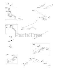 Briggs & Stratton 9P602-0102-H1 - Briggs & Stratton Vertical Engine Armature, Controls, Electrical System, Governor Spring, Ignition, Spark Plug