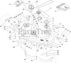 Toro 78928 (6000) - Toro 72" Z Master Zero-Turn Mower, Side-Discharge Deck (SN: 312000001 - 312999999) (2012) DECK ASSEMBLY