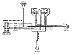 Scag SWZ48-15KH - Scag 48" Walk-Behind Mower, 15hp Kohler (SN: 4070001 - 4079999) Engine Wire Harness - Kawasaki